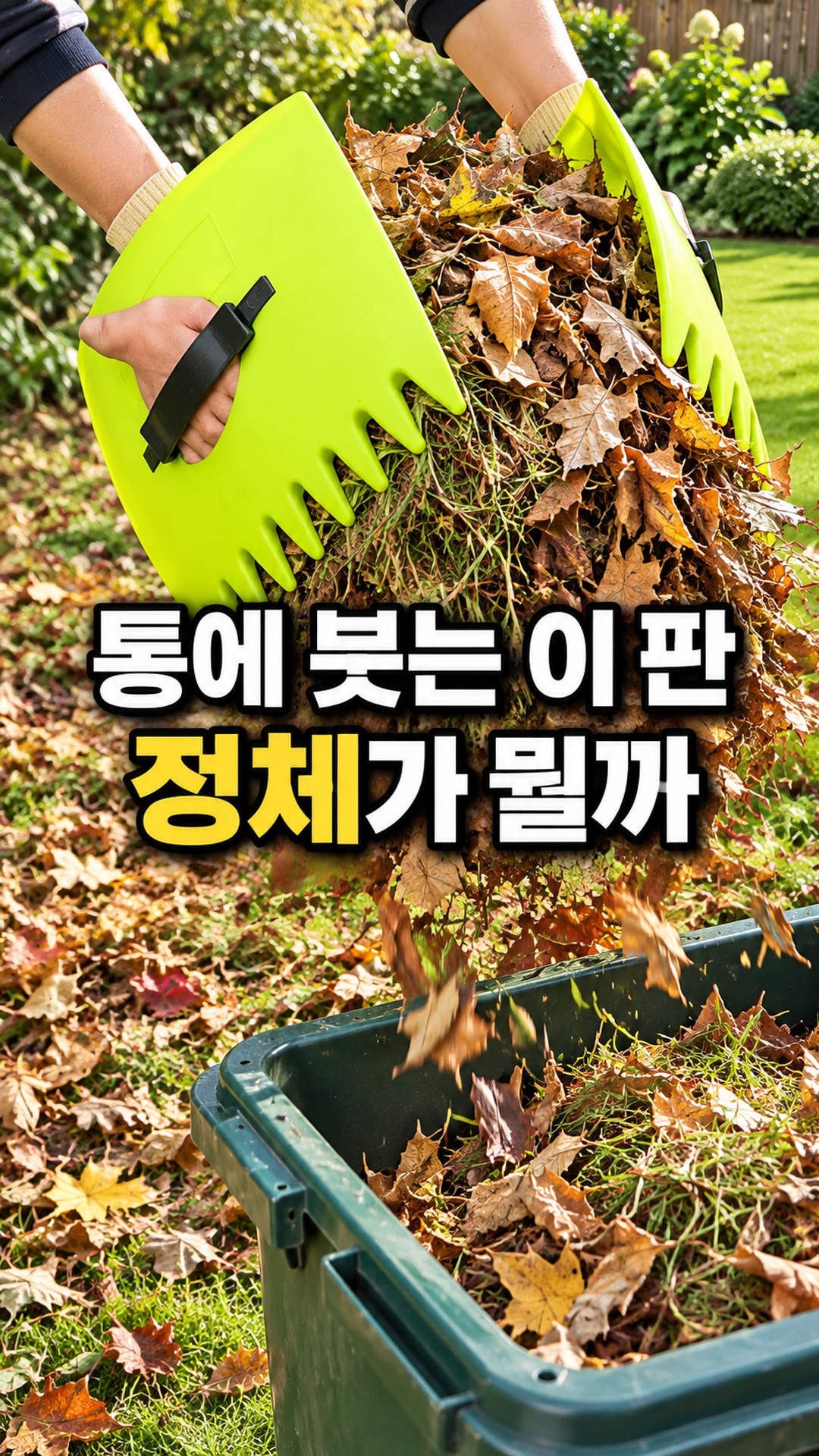 루아느 특대형 손갈퀴 낙엽쓰레받기